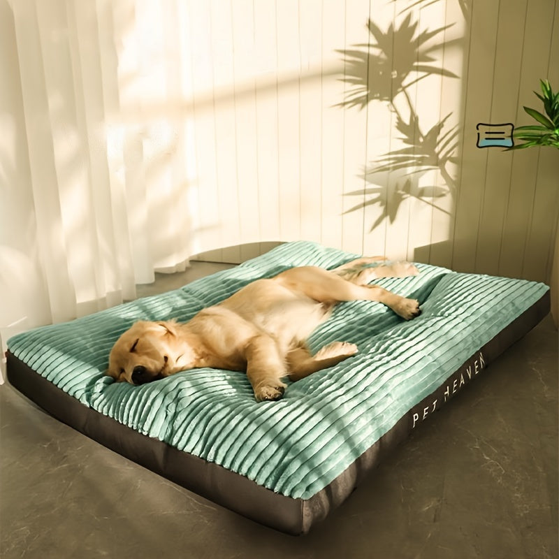 Lit matelas orthopédique à rayures pour Chien toutes saisons
