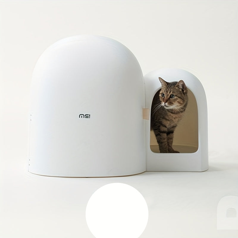 Bac à Litière Fermé avec Tiroir et Allée Anti-Sable