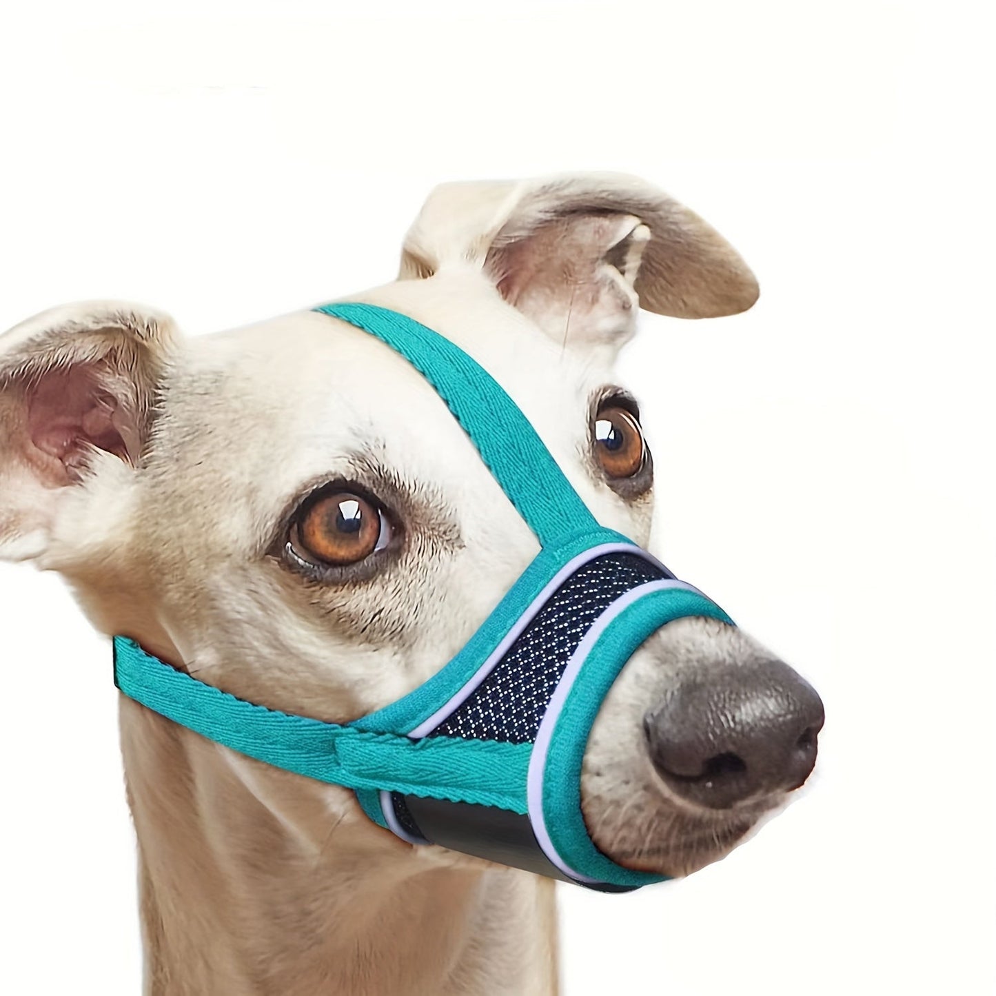 Muselière Réglable en Maille Douce pour Chien