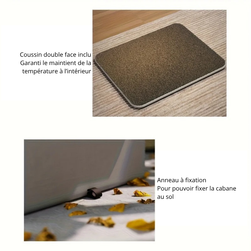 Niche isolée 4 saisons pour chiens et chats