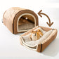 Niche Igloo Transformable 2-en-1 pour chien et chat