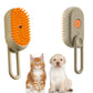 Brosse Vapeur 3-en-1 pour Animaux – Démêlage, Massage & Soin du Pelage